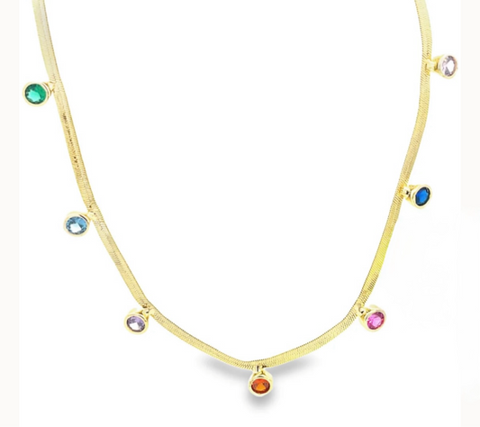 Herringbone necklace