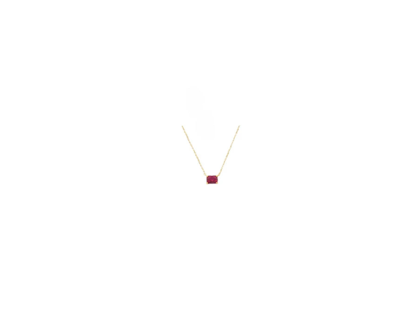 Gold Solitary Necklaces