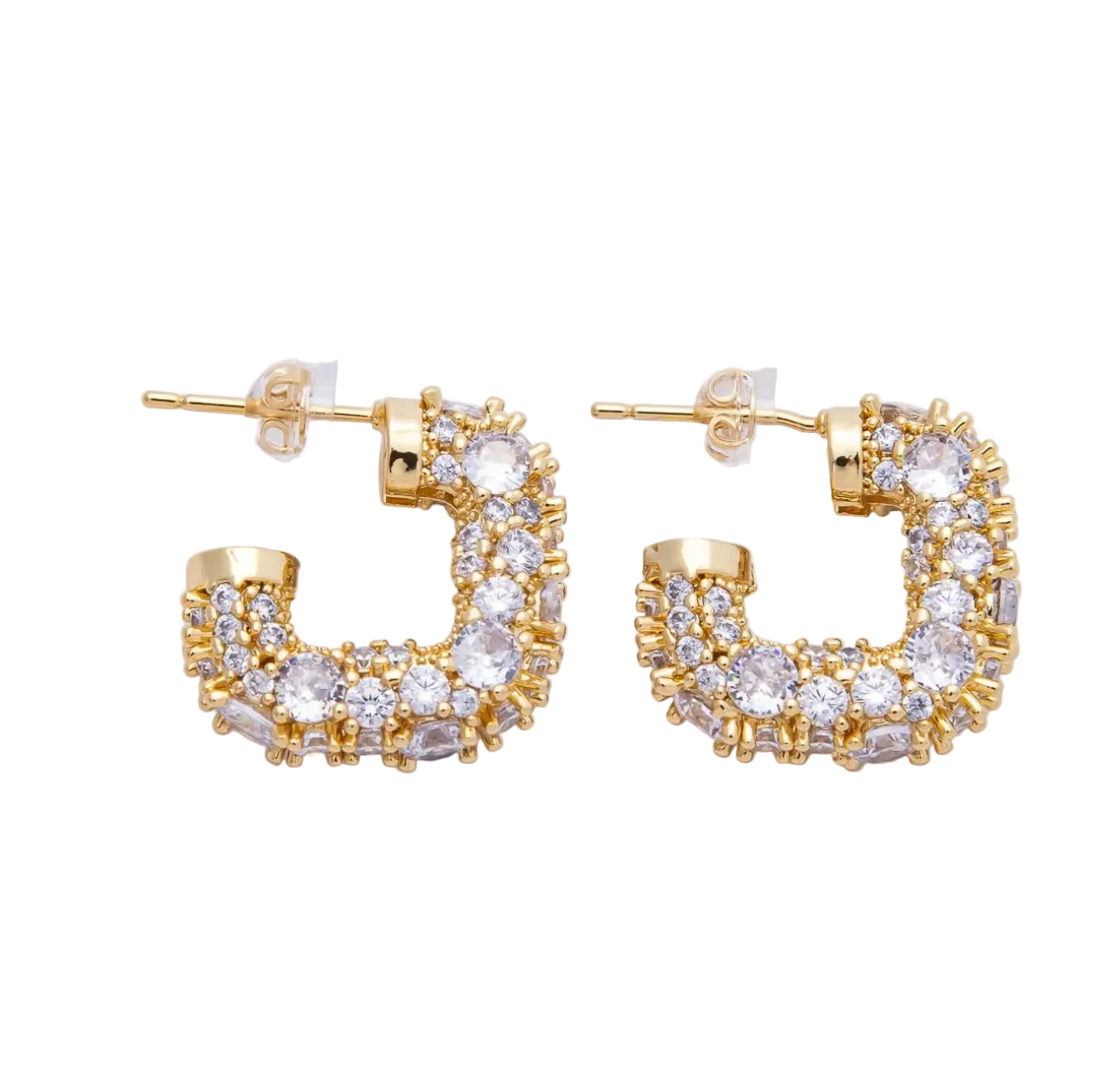 Gold Rodham Mini Hoops
