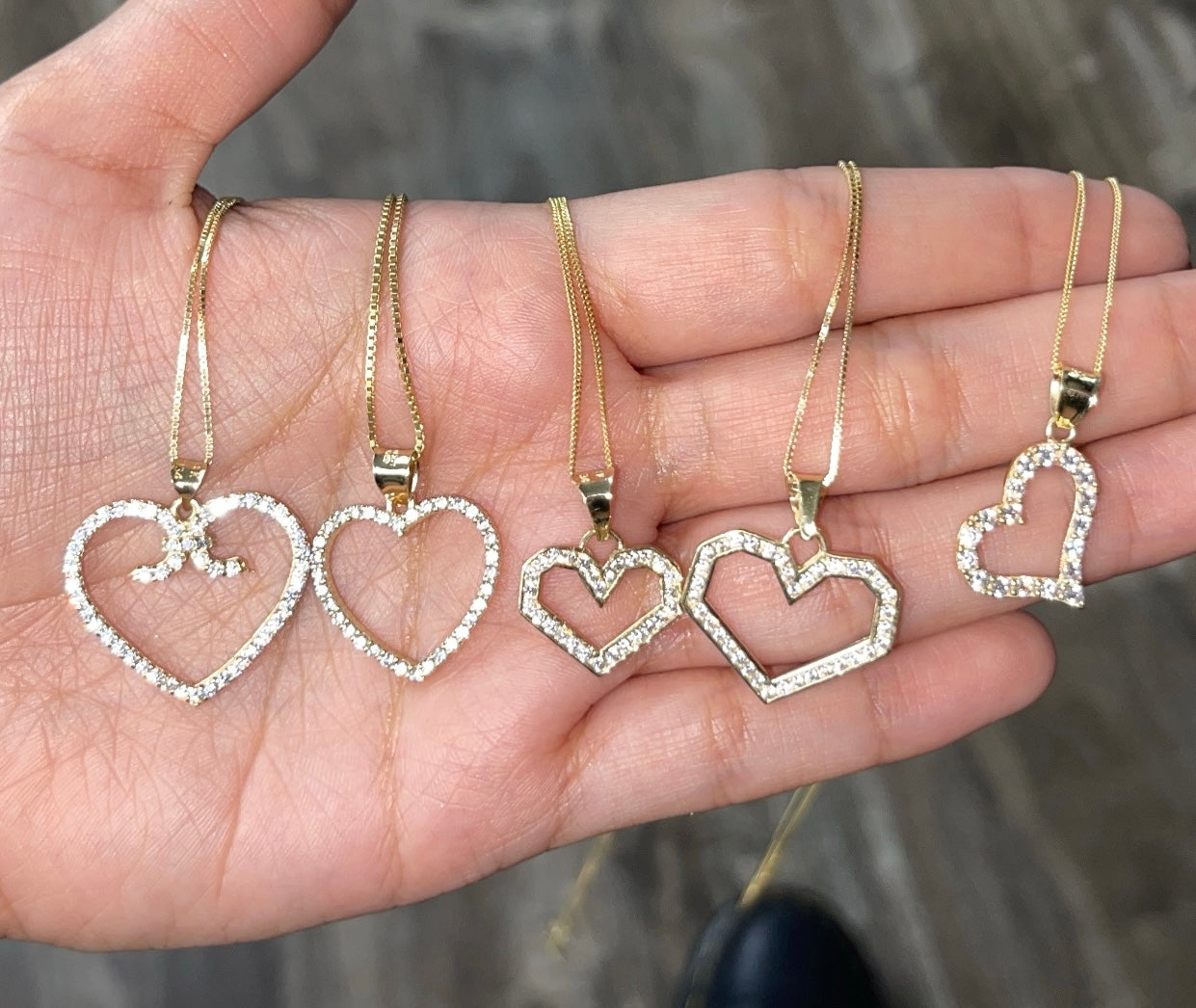 14K Gold Heart Pendant & Chain Necklace