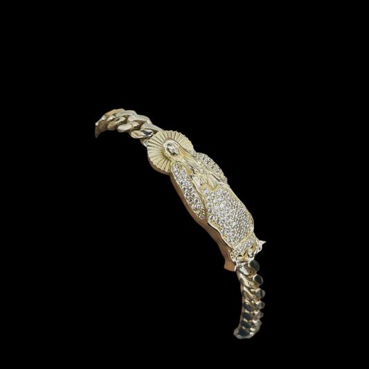 14K Gold Virgen Bracelet