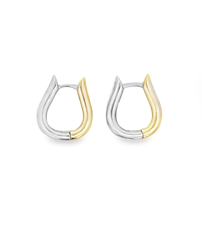 Two tone hoops