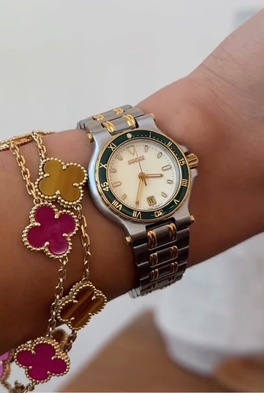 18k Gold Flower Bracelet