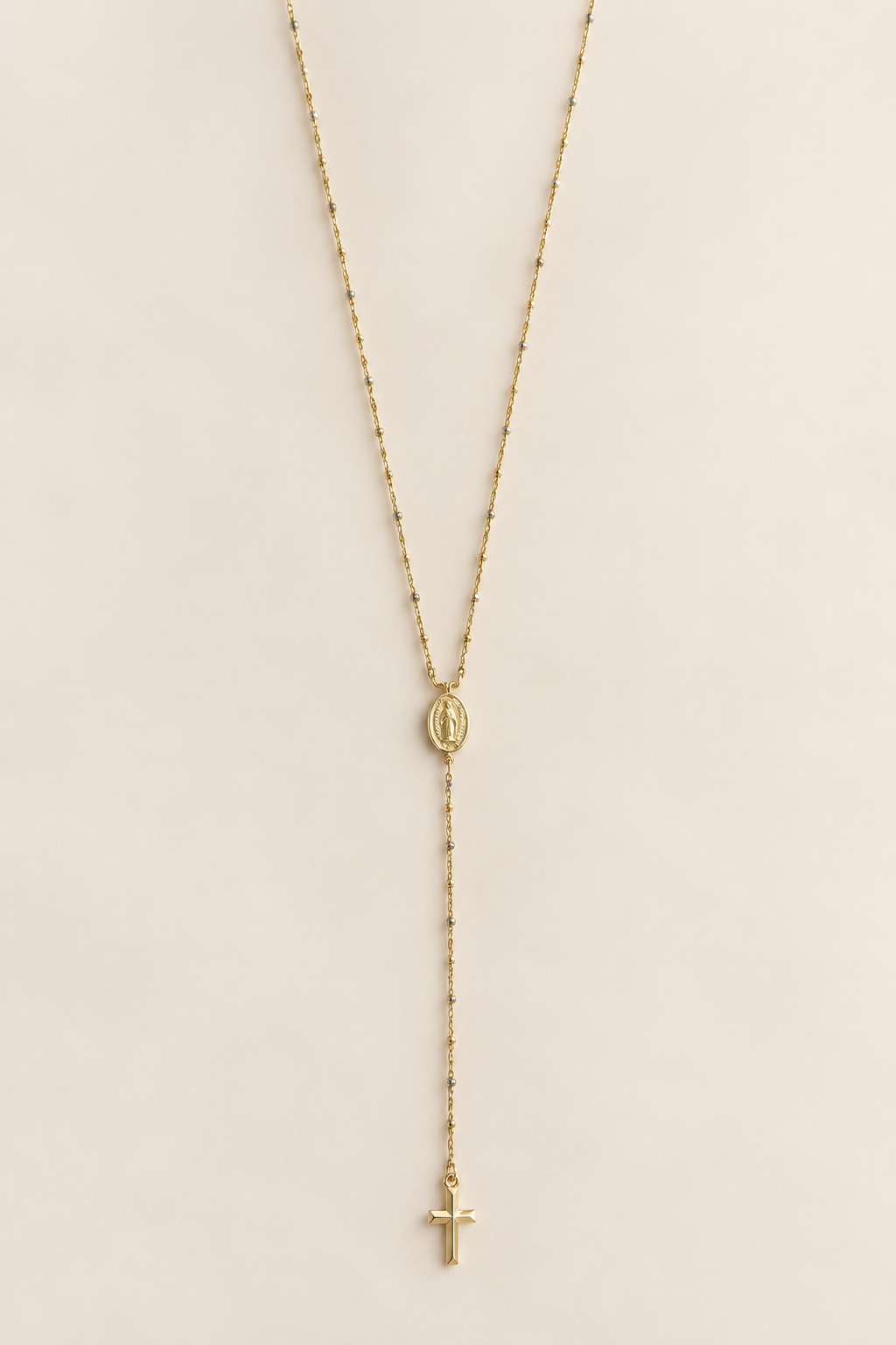14k Gold Dainty Rosario