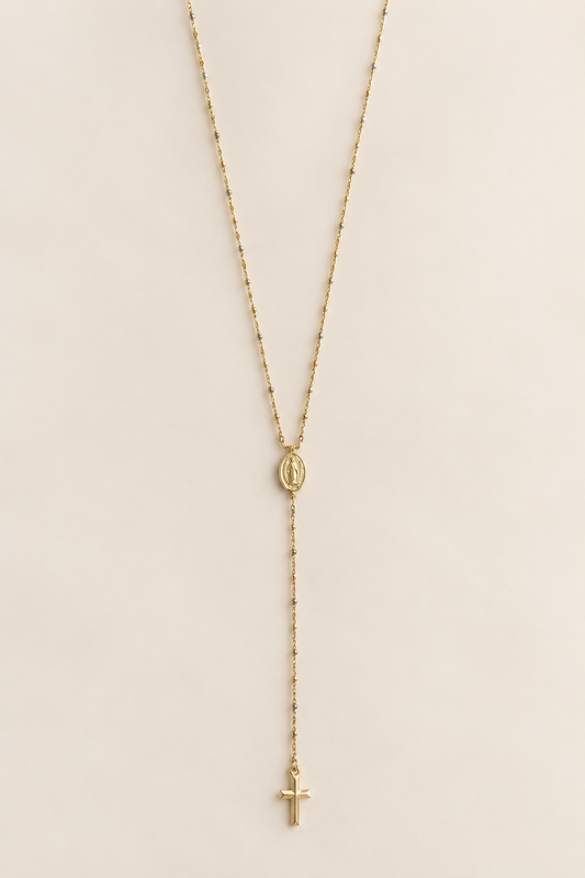 14k Gold Dainty Rosario