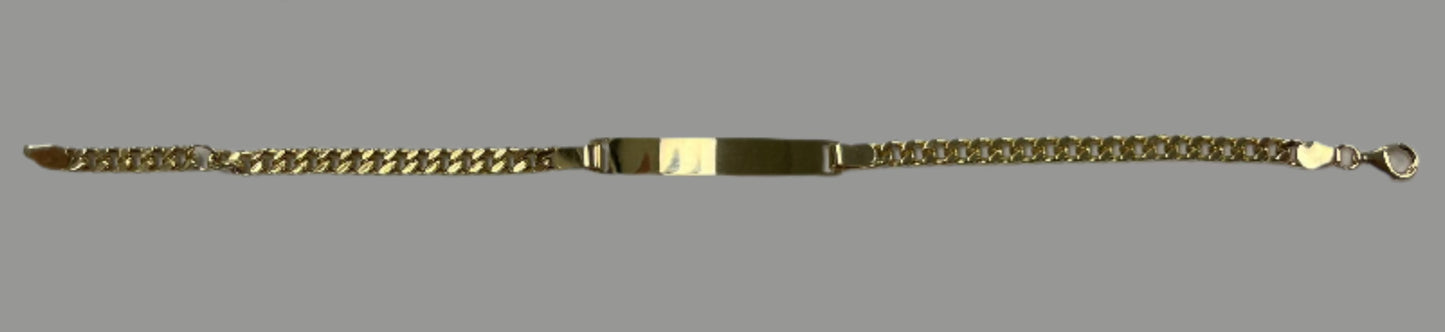 14K Gold Children's ID Bracelet