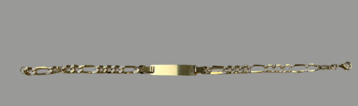 14K Gold Children's ID Bracelet