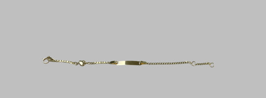 14K Gold Children's ID Bracelet