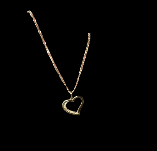 14K Gold Heart Necklace