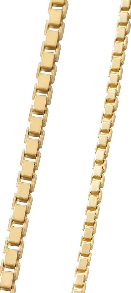 14K 2-Tone Gold "Little Boy" Pendant & Chain Set