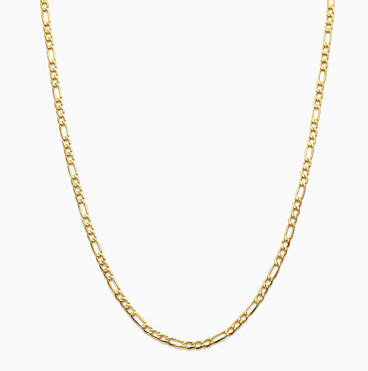 14K Gold San Judas Pendant & Chain Set