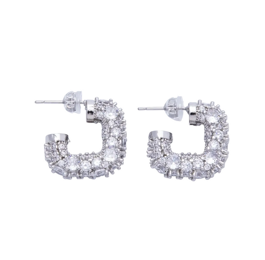 Silve Rodham Mini Hoops